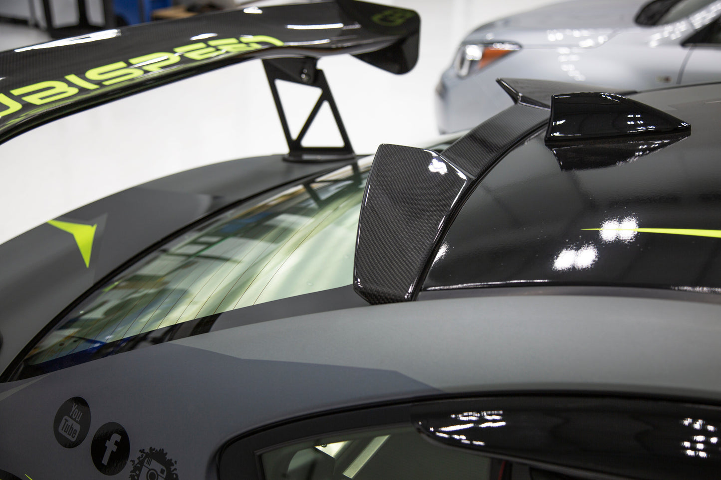 OLM ATAK Carbon Fiber Roof Spoiler - 2015-2021 Subaru WRX / STI - Graveyard Performance