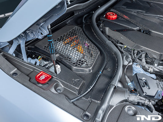 AutoTecknic Dry Carbon Engine Cowl Panel Trim Set - G90/ G99 M5 - Graveyard Performance