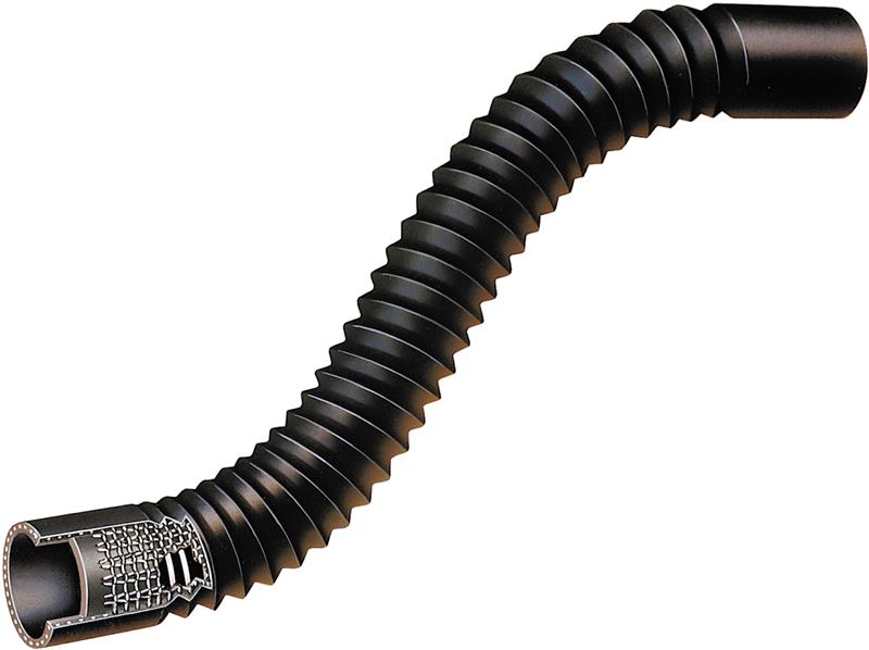 Gates 88-99 Honda Civic 4-Cyl. 1.6L Upper Flexible Coolant Hose (Standard) - Graveyard Performance