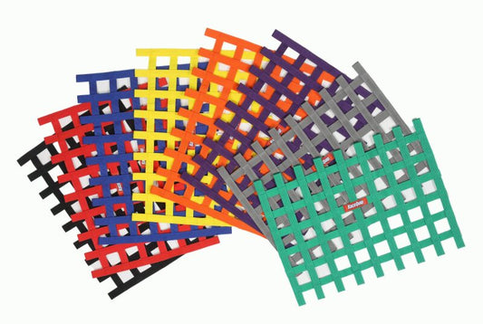 RaceQuip Purple Ribbon Window Net