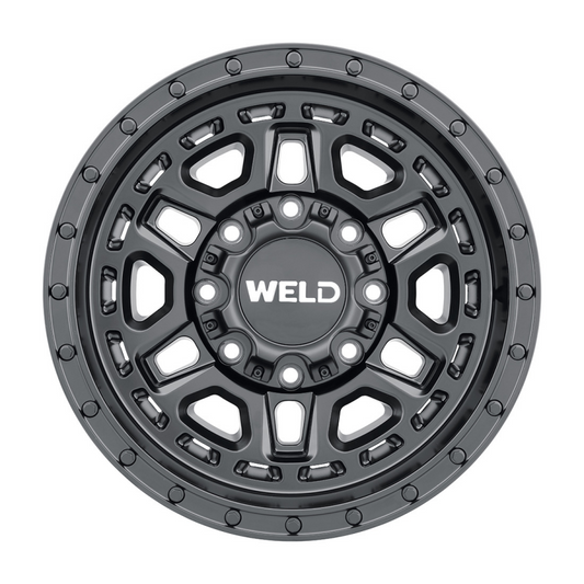 Weld Crux 20x10 / 8x180 / 4.75 BS / 124.3 HB - Satin Black - Non-BL Wheel - Graveyard Performance