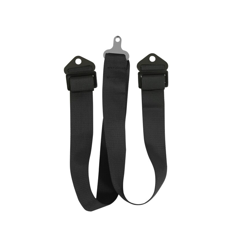 RaceQuip Black SFI CAMLOCK 6pt PU Lap Seat Belt - Graveyard Performance