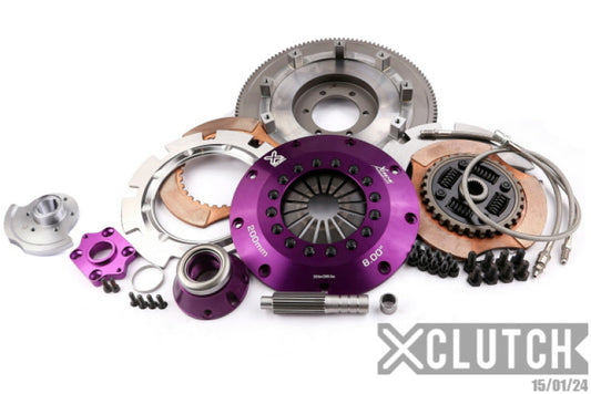 XClutch 93-95 Mazda RX-7 1.3L 8in Twin Sprung Ceramic Clutch Kit - Graveyard Performance