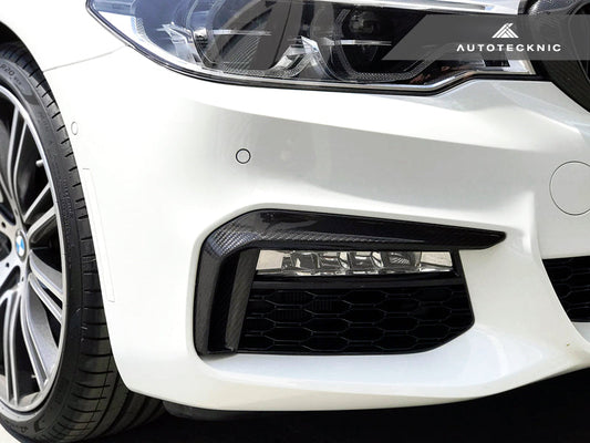 AutoTecknic Dry Carbon Front Bumper Trim - G30 5-Series M-Sport - Graveyard Performance
