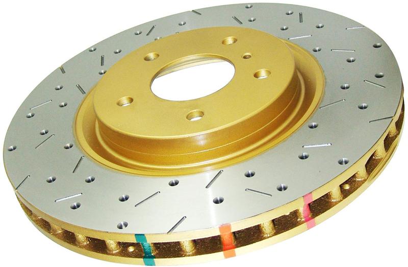 DBA 07-13 BMW 335i Rear 4000 Series Drilled & Slotted Rotor w/Black Hat - Graveyard Performance