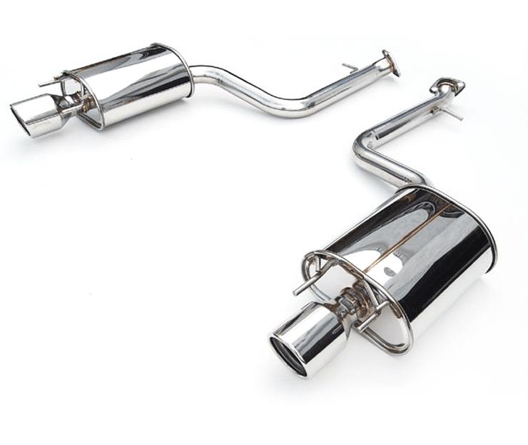 Invidia 12-13 Honda Civic Si K24 Coupe Q300 Rolled Stainless Steel Tip Cat-back Exhaust - Graveyard Performance