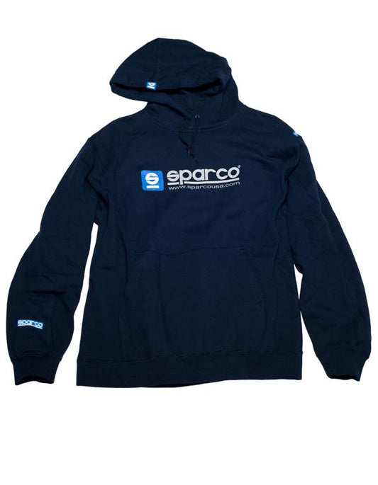 Sparco Sweatshirt Hooded WWW Navy LRG - Graveyard Performance
