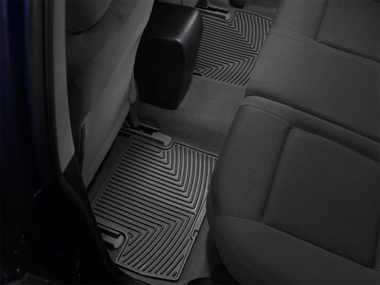 WeatherTech 06-12 BMW 3-Series Rear Rubber Mats - Black - Graveyard Performance