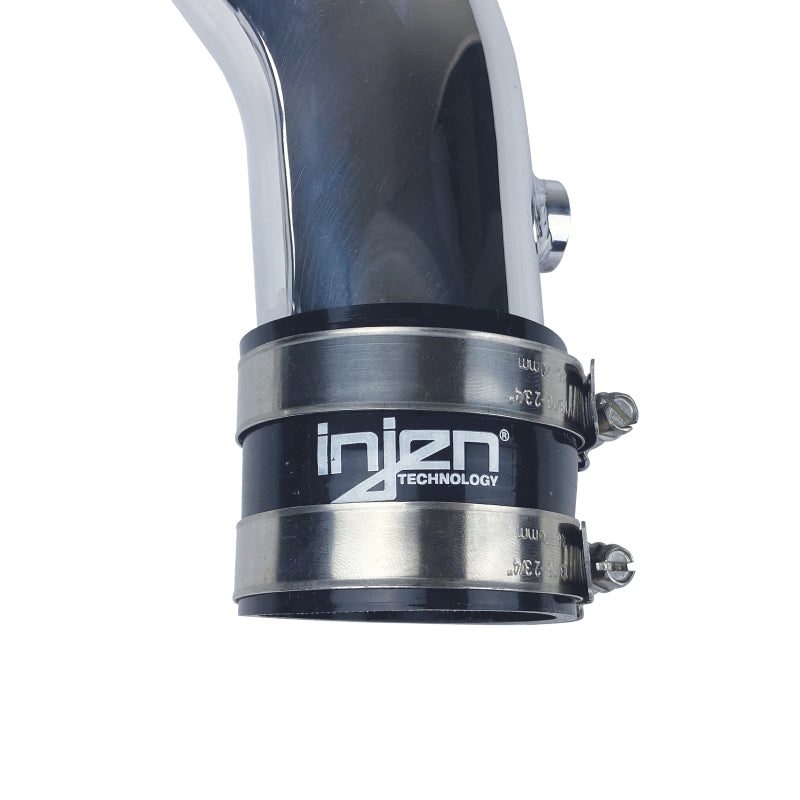 Injen 15-16 BMW M3 (F80) L6 Twin Turbo Polished Intercooler Charge Pipe w/ 1/8in Female NPT Bungs - Graveyard Performance