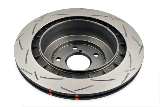 DBA 01-07 Subaru WRX / 05-07 Subaru Forester XT Rear Slotted 4000 Series Rotor - Graveyard Performance