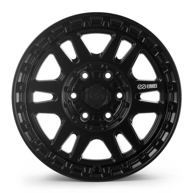 Enkei Trail-Tracker 17x8.5 / 6x139.7 BP / ET0 / 106.1mm Bore - Matte Black Wheel