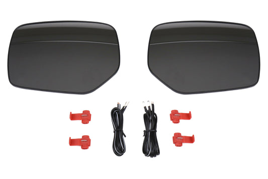 OLM Wide Angle Convex Mirrors with Turn Signals (clear) - 2015+ WRX / 2015+ STI