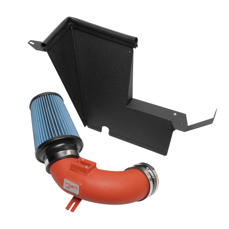 Injen 21-22 Toyota Supra 2.0L 4 Cyl. SP Short Ram Air Intake System - Wrinkle Red - Graveyard Performance