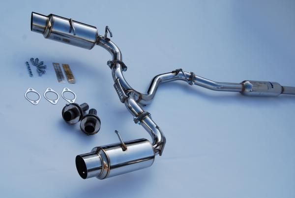 Invidia 12 Scion FRS/BRZ 60mm N1 Polish Tip Cat- Back Exhaust - Graveyard Performance