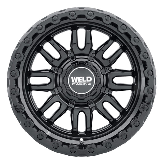 Weld Off-Road Swift 17x9in - 5x114.3 / 5x127 BP - ET-12 - 78.1mm CB - Gloss Black Wheel & Ring