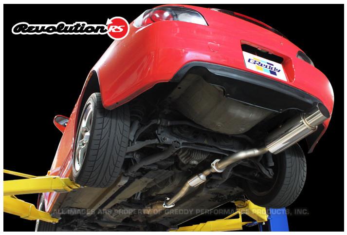 GReddy 00-08 Honda S2000 63.5mm Revolution RS Single Exit Cat-Back Exhaust - Graveyard Performance
