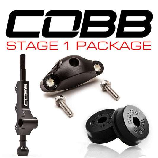 Cobb 13-18 Ford Focus ST / 16-18 Focus RS Stage 1+ Drivetrain Package (White w/Blk Shift Knob)
