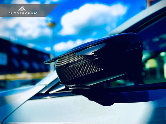 AutoTecknic Dry Carbon Fiber Mirror Covers - G80 M3 | G82/ G83 M4 - Graveyard Performance