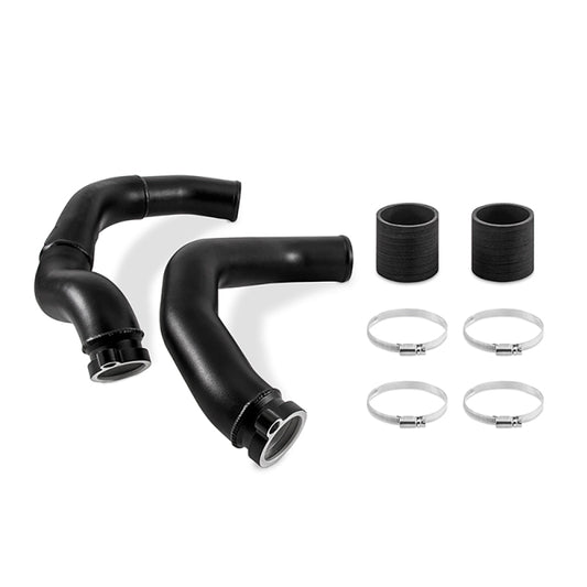 Mishimoto 2015+ BMW F8X M3/M4 Charge Pipe Kit - Wrinkle Black - Graveyard Performance
