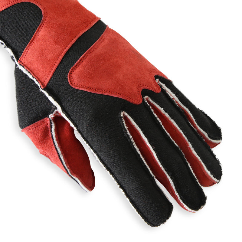 RaceQuip SFI-5 Red/Black XL Outseam w/ Closure Glove - Graveyard Performance