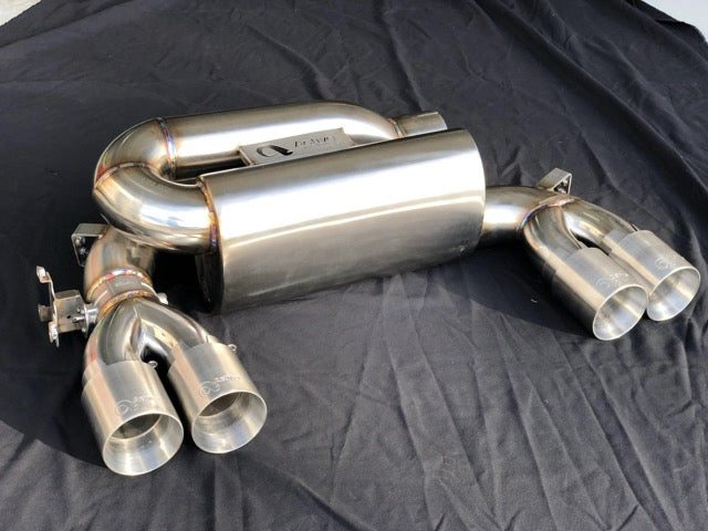 Active Autowerke F8X M3 M4 Signature Exhaust System includes Active F-brace - Matte Black - Graveyard Performance