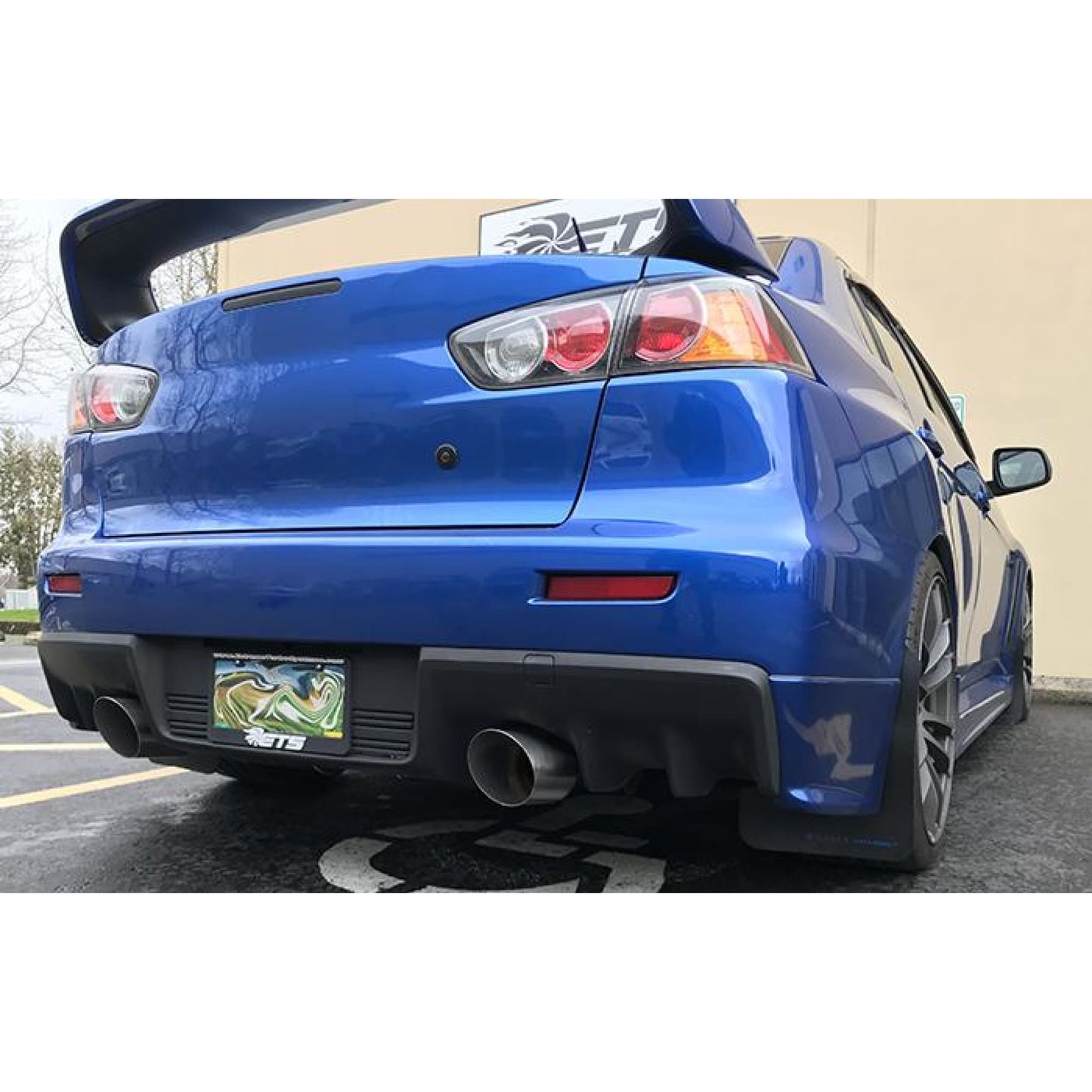 ETS 08-16 Mitsubishi Evo X V3 Quiet Exhaust System - Mitsubishi Evolution X