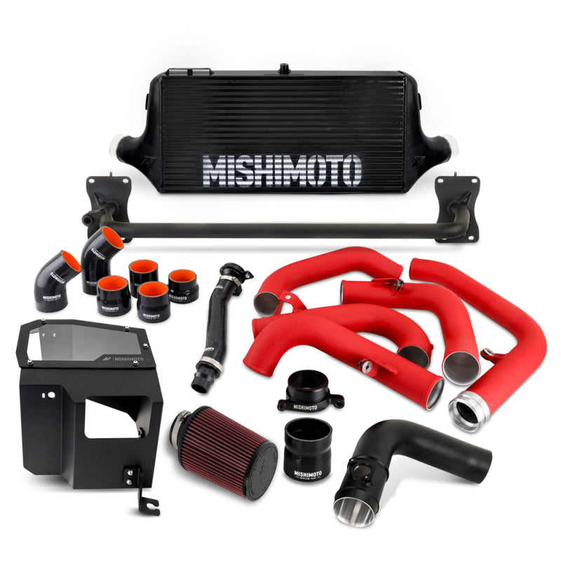 Mishimoto 2022+ WRX Intercooler Kit W/ Intake BK Core WRD Pipes - Graveyard Performance