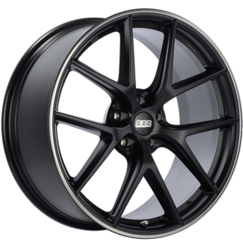 BBS CI-R 20x11.5 5x112 ET40 Satin Black Polished Rim Protector Wheel -82mm PFS/Clip Required - Graveyard Performance