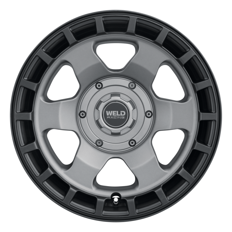 Weld Off-Road Ridge 17x9 - 6x135 / 6x139.7 BP - ET-12 - 106.1mm CB Satin Gunmetal Wheel (Black Ring) - Graveyard Performance