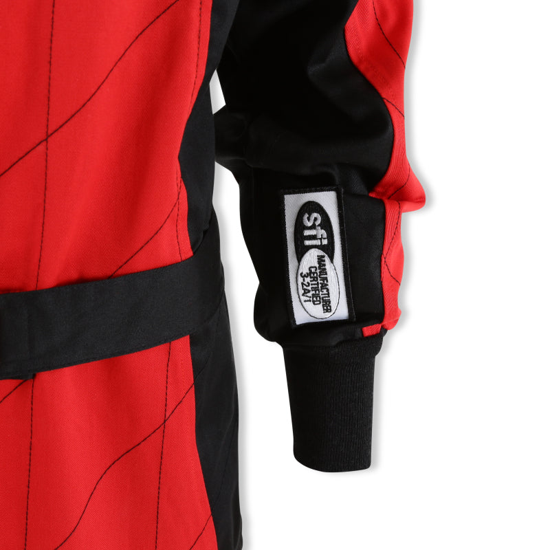 RaceQuip Red Chevron-1 Suit - SFI-1 3XL - Graveyard Performance