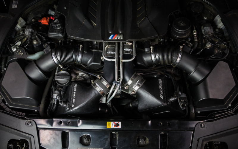 Mishimoto 12-16 BMW F10 M5 Intercooler Pipe Kit Micro Wrinkle Black - Graveyard Performance