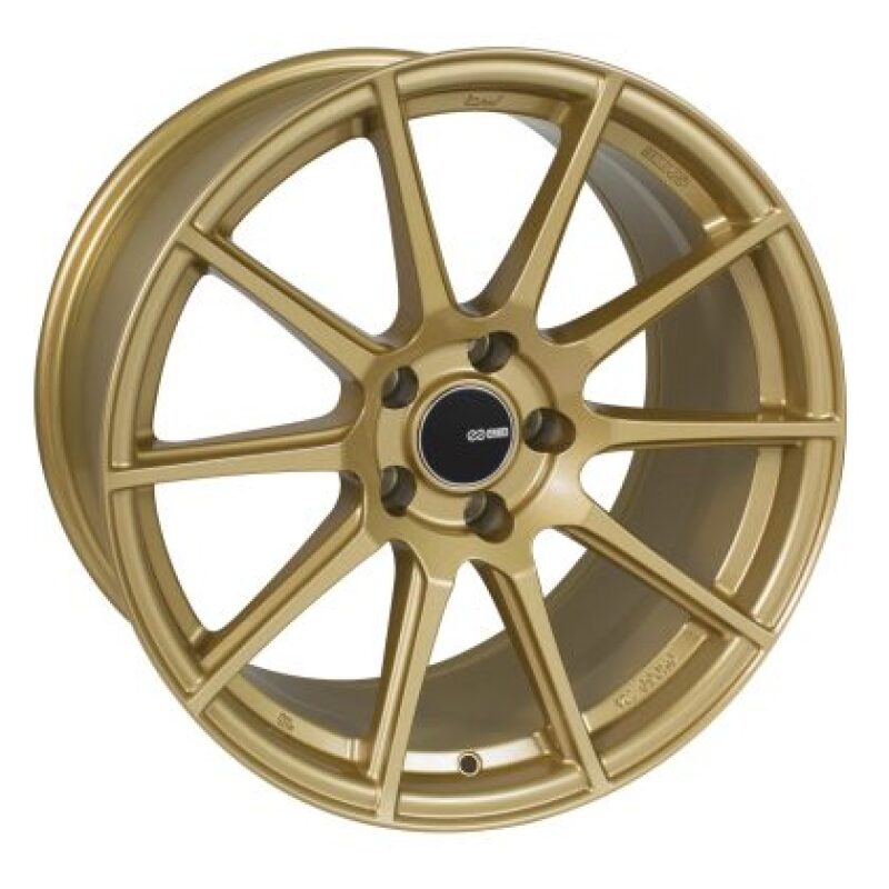 Enkei TS10 18x9.5 5x114.3 35mm Offset 72.6mm Bore Gold Wheel - Graveyard Performance