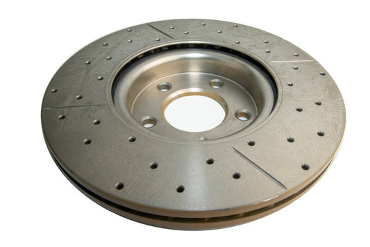 DBA 06+ MazdaSpeed3 Front Drilled & Slotted Street Series Rotor - Graveyard Performance