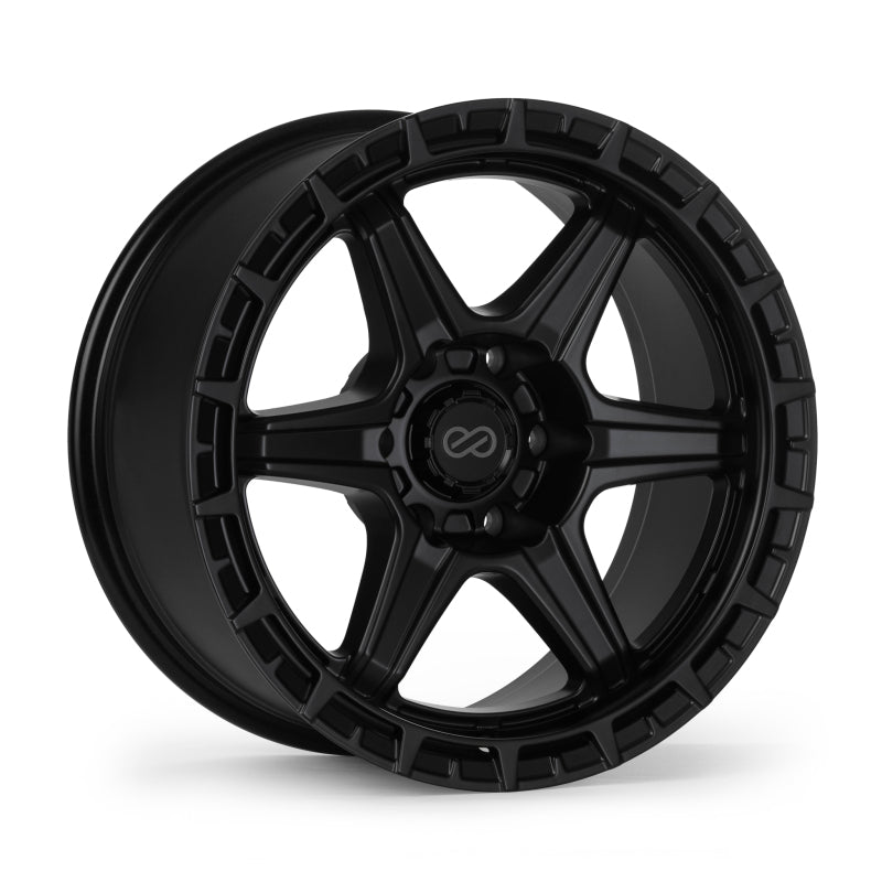 Enkei Trail-Finder 18x9 / 6x139.7 BP / ET20 / 106.1mm Bore - Matte Black Wheel