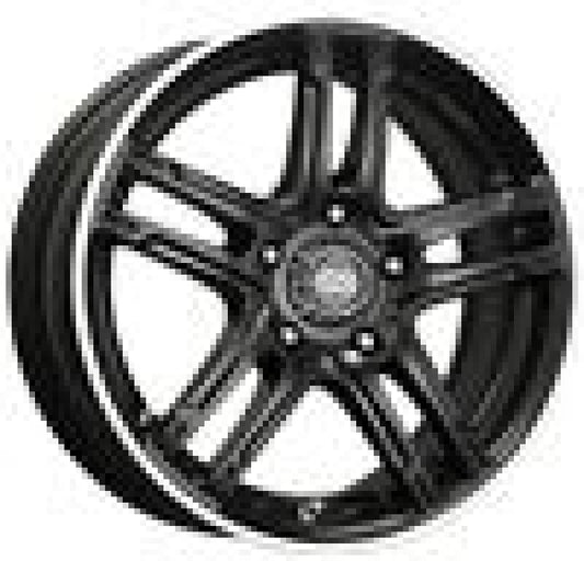 Enkei FD-05 18x7.5 5x100 53mm Offset 72.6 Bore Dia Black Machined Wheel