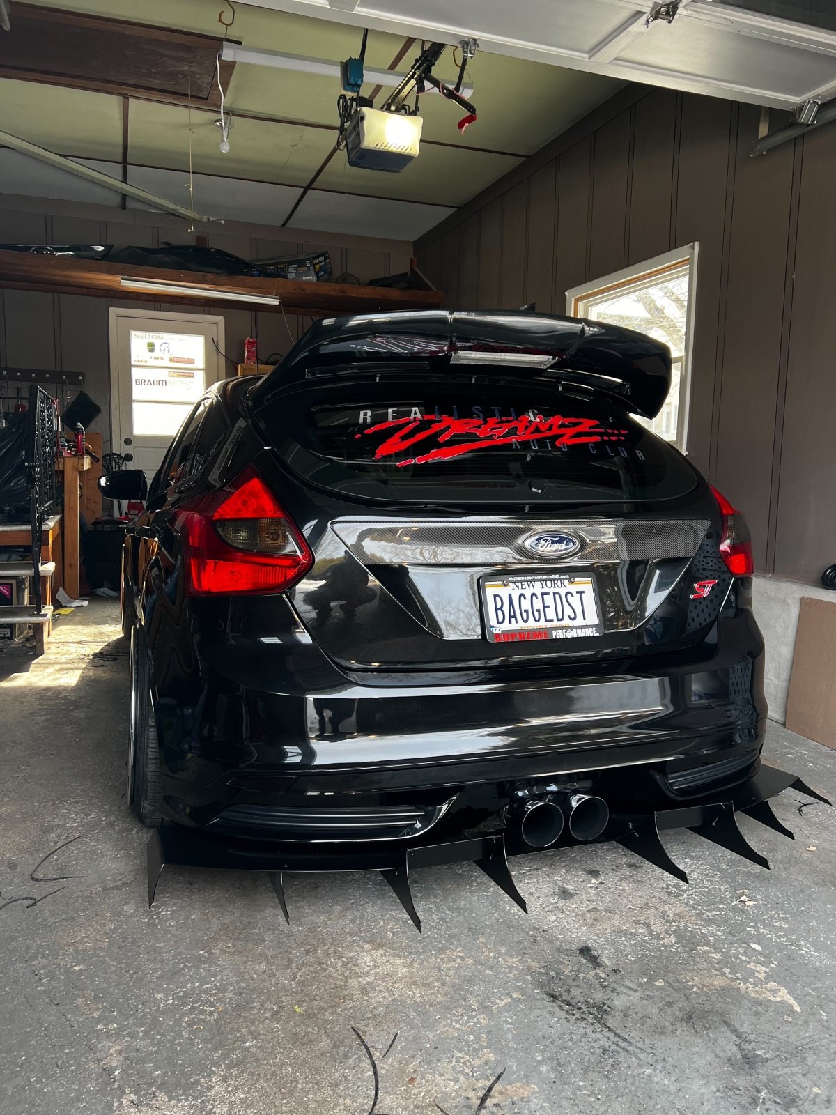 Ford Focus ST (2011-2018) Rear Diffuser V3 - FSPE