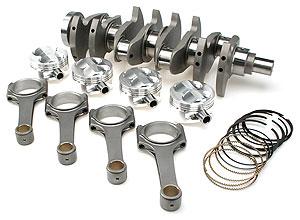 Brian Crower Honda F20C/F22C Stroker Kit - 97mm Stroke Billet Crank BC625+ Rods (5.893) Custom Pi - Graveyard Performance