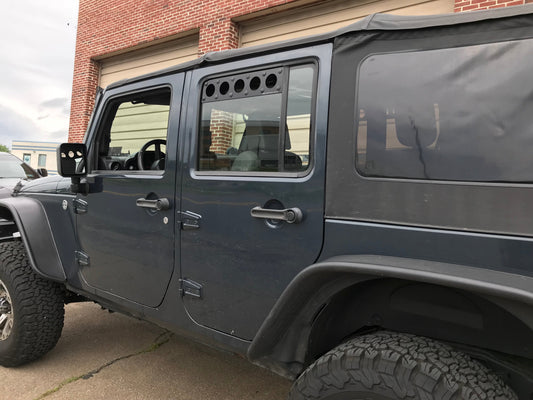 Billetworkz Window Vents Jeep Wrangler JK 4-Door 2007-2017 - Graveyard Performance