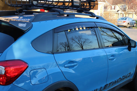 Billetworkz Subaru Crosstrek Window Vents 2013-2017 - Graveyard Performance