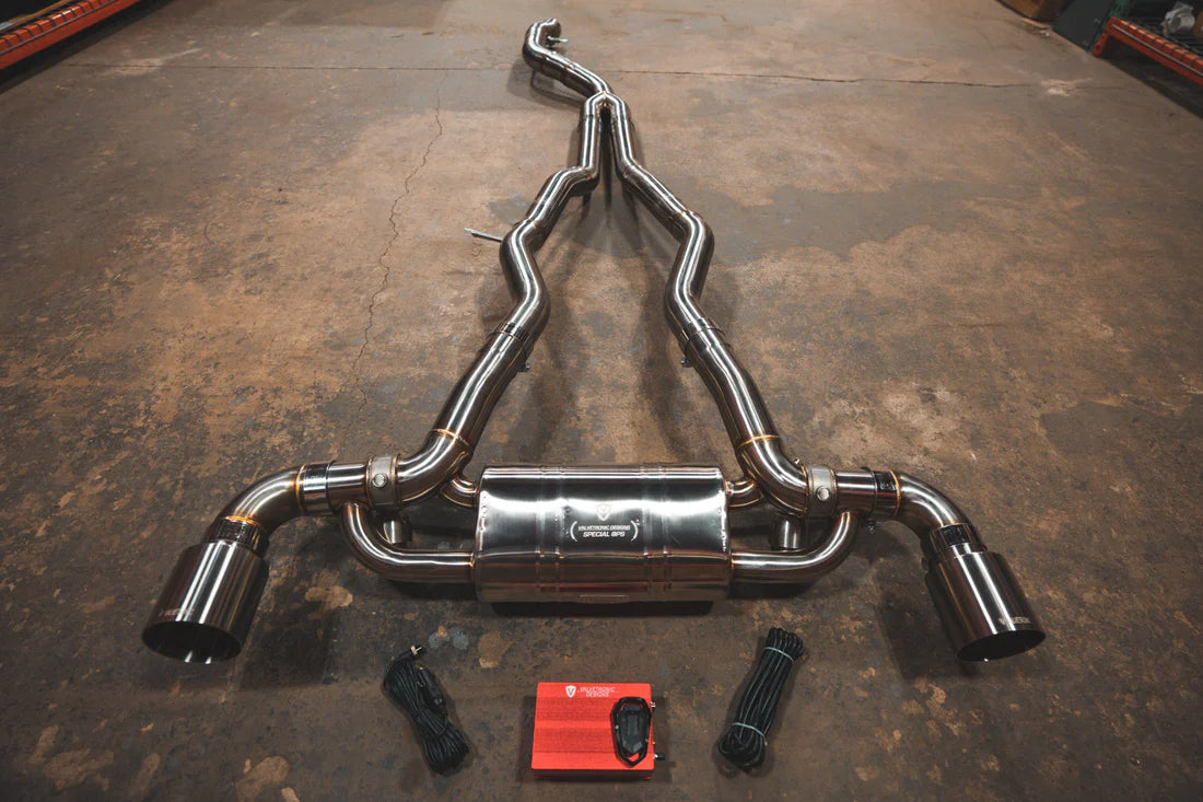 Valvetronic Toyota Supra A90 / A91 Valved Sport Exhaust System - Brushed Finish