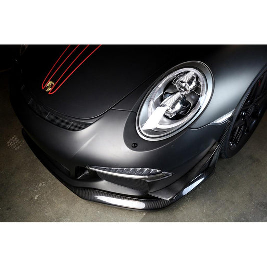 APR Performance Porsche 991.1 GT3 Carbon Fiber Front Bumper Canards 2013-2015