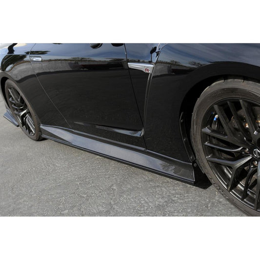 APR Performance Carbon Fiber Nissan GTR R35 Side Rocker Extensions/ Side Skirt 2017-2022