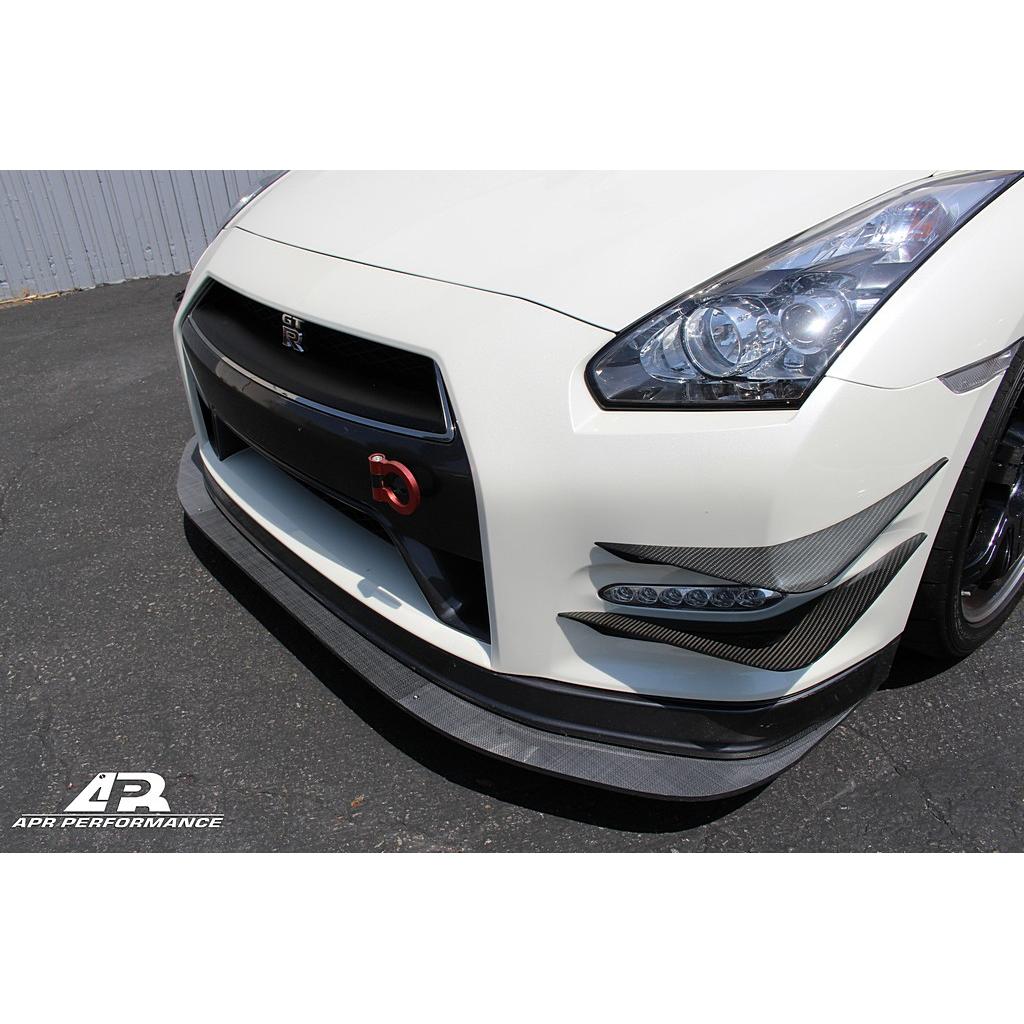 APR Performance Nissan GTR R35 Front Bumper Carbon Fiber Canards 2012-2016