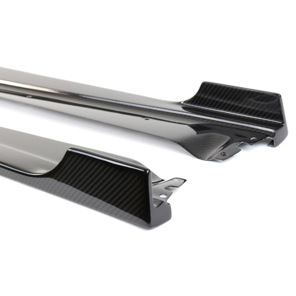 APR Performance Carbon Fiber Porsche 981 Cayman GT4 Side Rocker Extensions/ Side Skirt 2015-2016