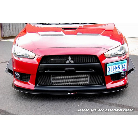 APR Performance Mitsubishi Evolution X (Evo X) Stock Bumper Carbon Fiber Front Wind Splitter 2008-2016