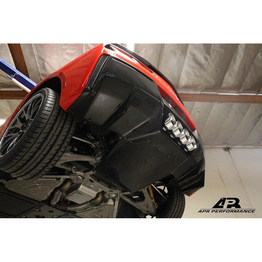 APR Performance Chevrolet Corvette C7 Carbon Fiber Rear Diffuser Undertray