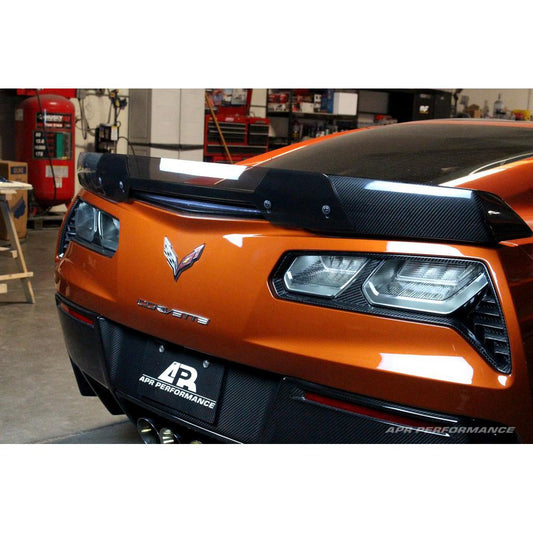 APR Performance Chevrolet Corvette C7 Carbon Fiber Rear Tail Light Bezels