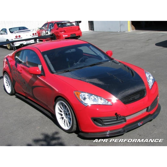 APR Performance Carbon Fiber Hyundai Genesis Coupe Side Rocker Extensions/ Side Skirt 2009-2012