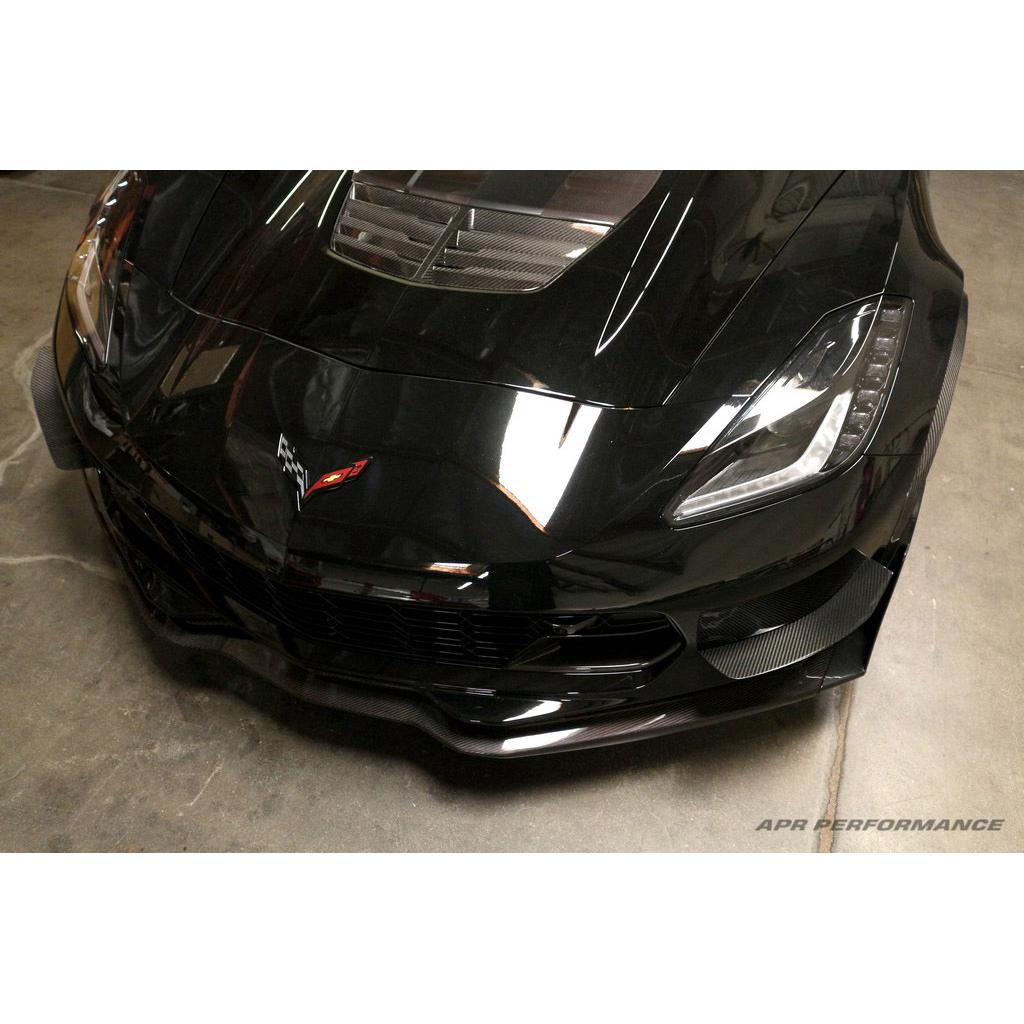 APR Performance Chevrolet Corvette C7 / C7 Z06 Carbon Fiber Front Bumper Race Canards