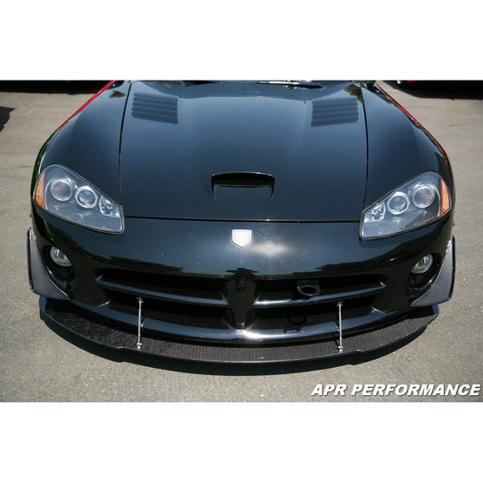 APR Performance Dodge Viper SRT-10 Carbon Fiber w. Honeycomb Core Front Wind Splitter 2003-2010